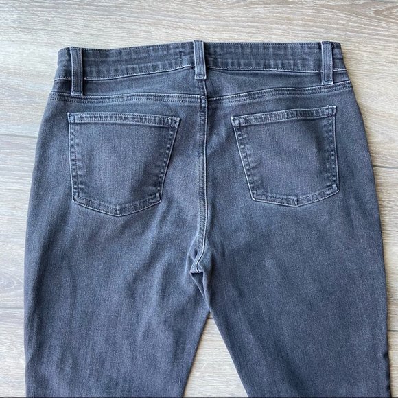Eileen Fisher Charcoal Grey Skinny Jeans - Picture 7 of 13